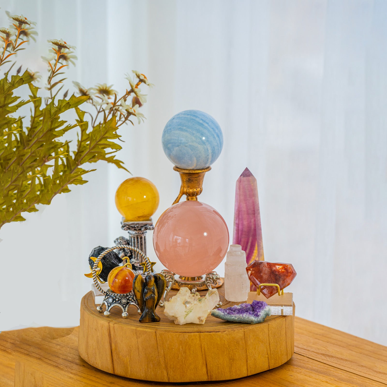 Harmony & Heart Healing Crystal Grid